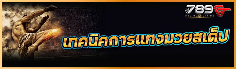 เทคนิคการแทงมวยสเต็ป